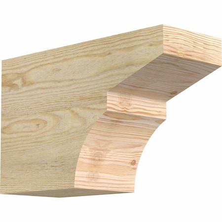 Ekena Millwork Monterey Rough Sawn Rafter Tail, Douglas Fir, 6"W x 10"H x 16"L RFT06X10X16MON00RDF